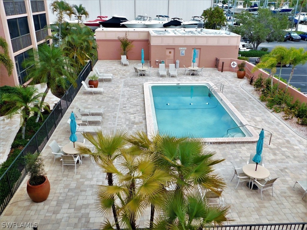 3170 Matecumbe Key Road, Unit 134 Punta Gorda, FL 33955 - Photo 31 of 41 an aerial view of a house with outdoor seating