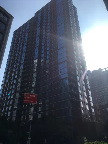a view of a tall building