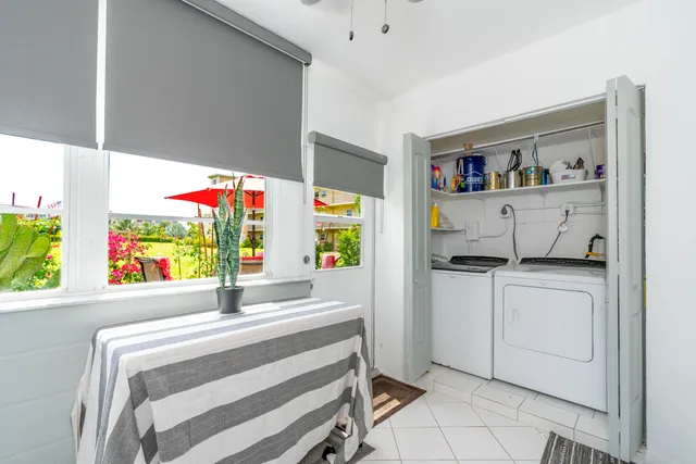 a room with storage and utility