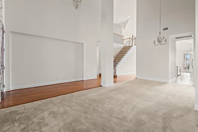 a view of empty room