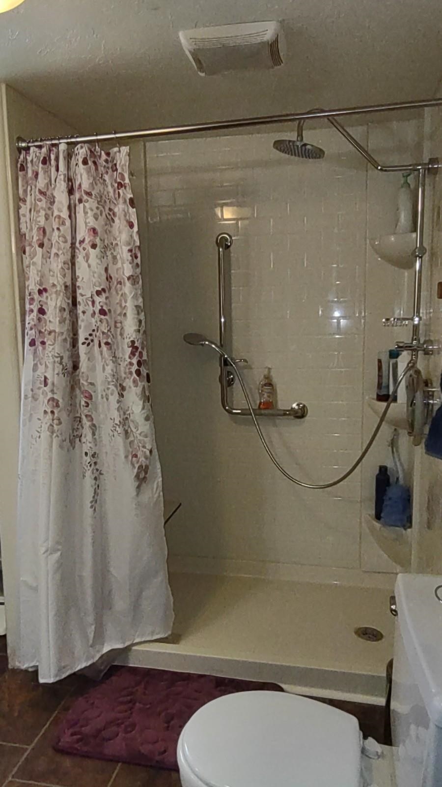 3465 G Road Clifton, CO 81520 - Photo 10 of 18 a bathroom with a shower and a toilet