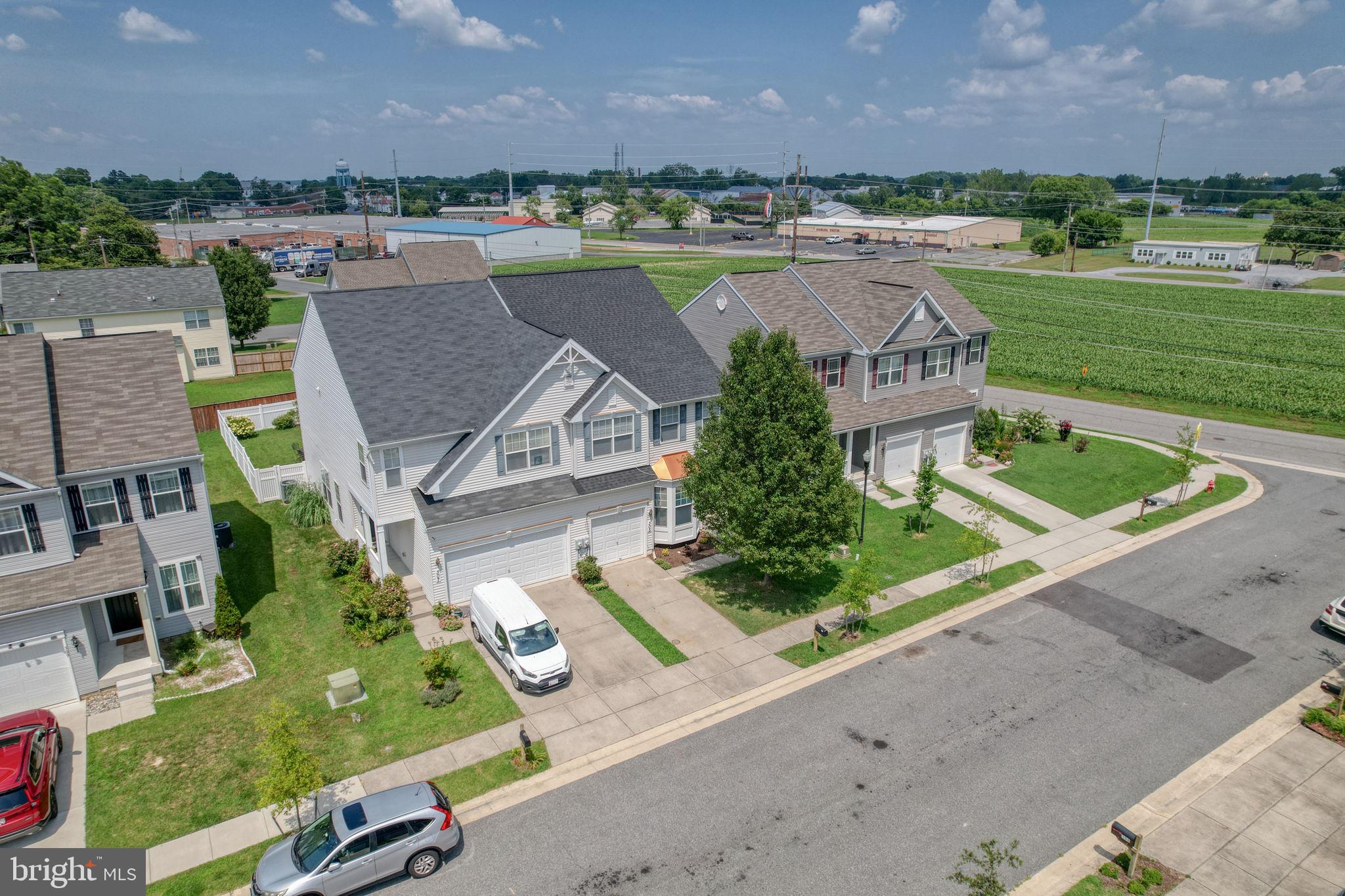 305 Appleby School Road Cambridge, MD 21613 - Photo 49 of 53 an aerial view of a house with a garden and lake view