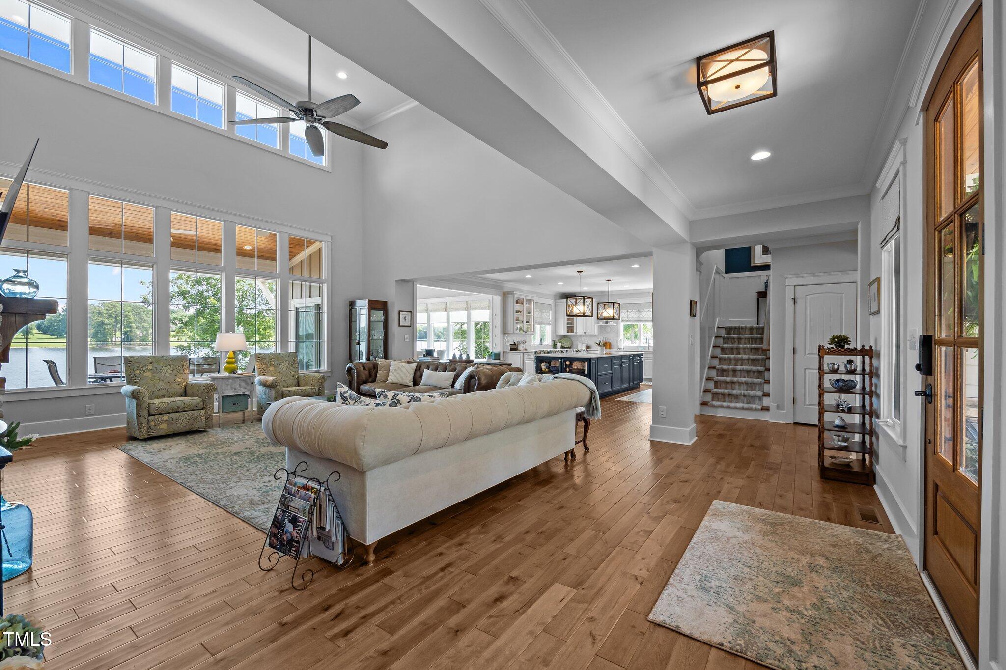 976 Estate Road Semora, NC 27343 - Photo 14 of 74 a living room with furniture and a large window