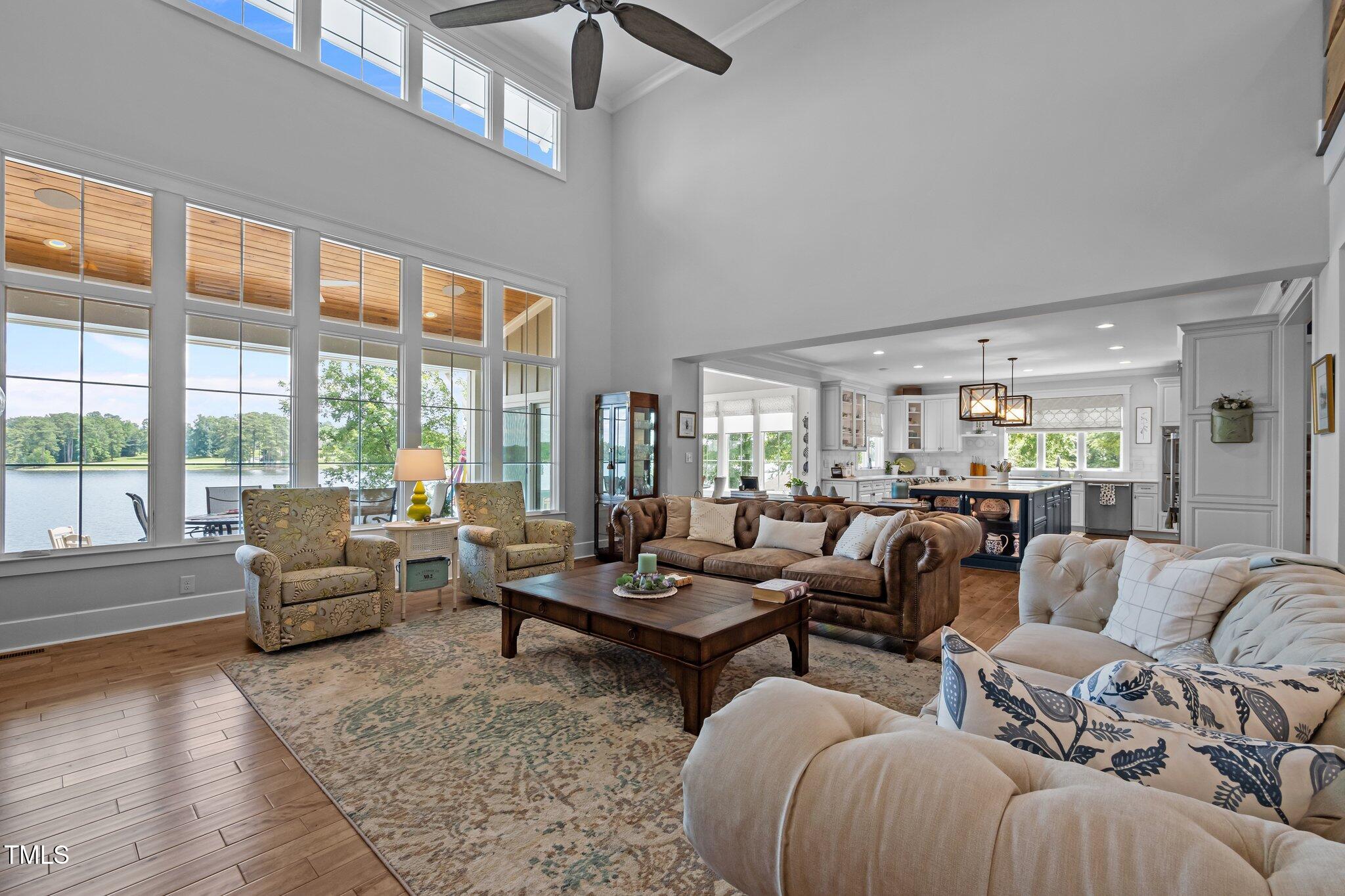 976 Estate Road Semora, NC 27343 - Photo 15 of 74 a living room with furniture and a large window