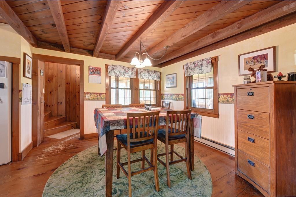 440 Huntington Road Worthington, MA 01098 - Photo 12 of 34 a dining room with furniture and window