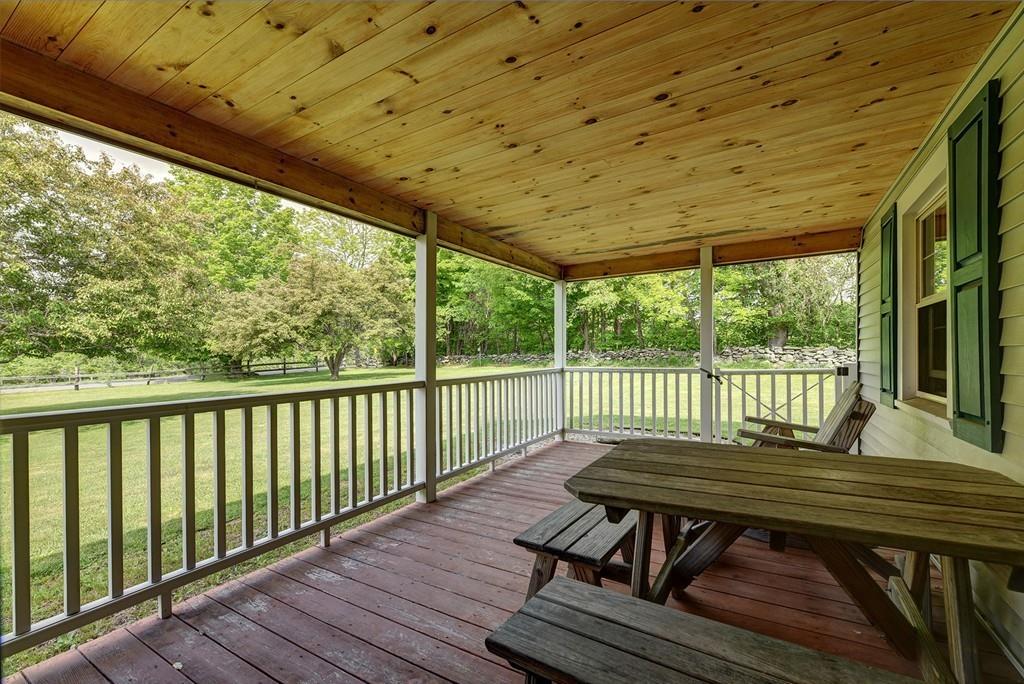 440 Huntington Road Worthington, MA 01098 - Photo 4 of 34 a view of balcony with wooden floor and outdoor space