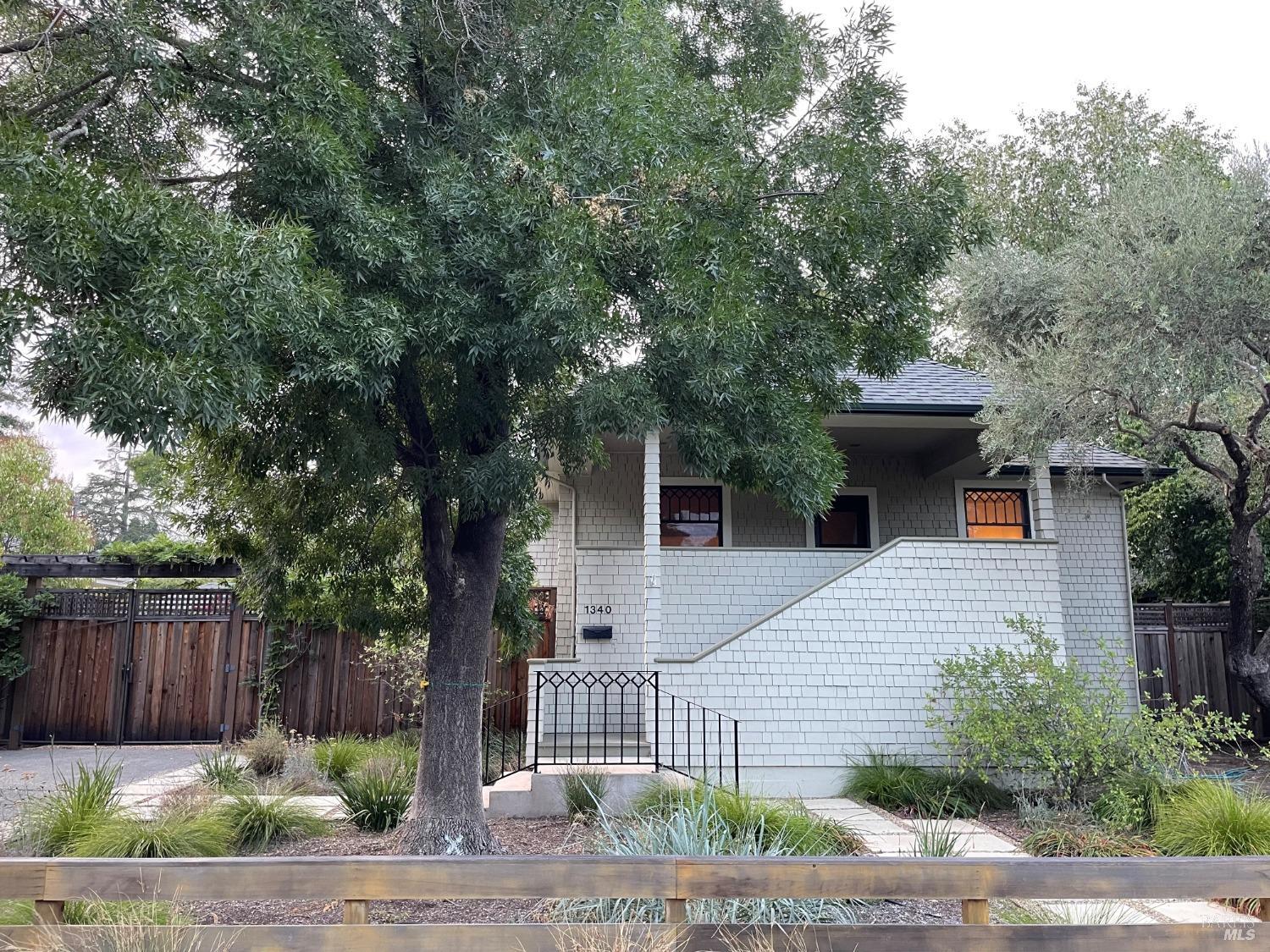 1340 Pine Street St. Helena, CA 94574 - Photo 1 of 14 a front view of a house with garden