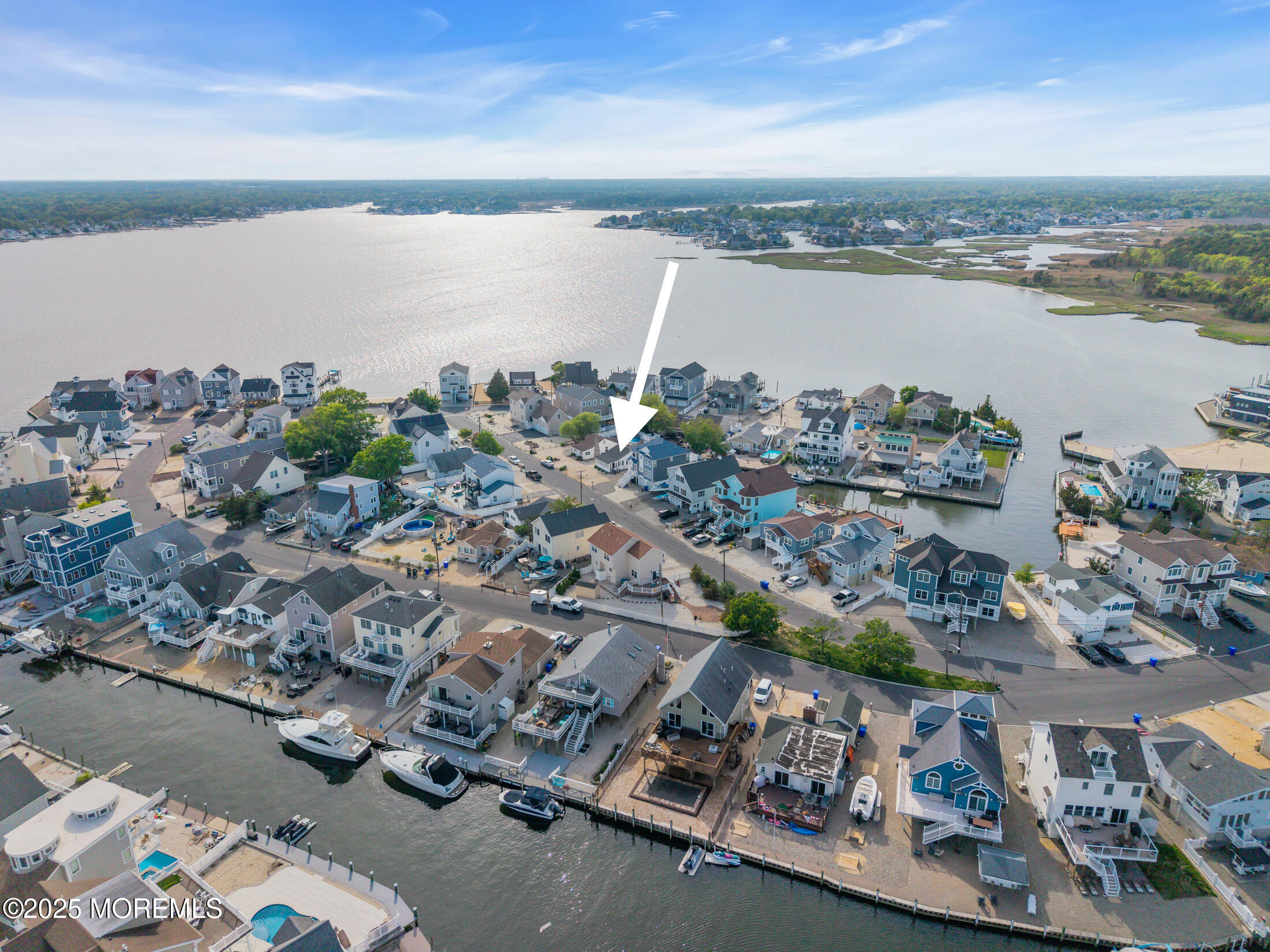 124 Mathis Drive Brick, NJ 08723 - Photo 36 of 45 a view of a city and ocean view