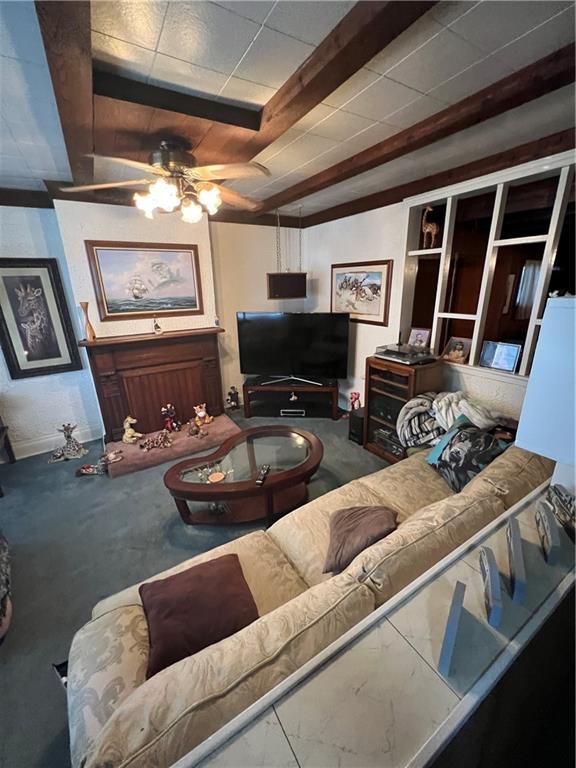 433 Henry Street McKees Rocks, PA 15136 - Photo 3 of 25 a living room with furniture and a flat screen tv