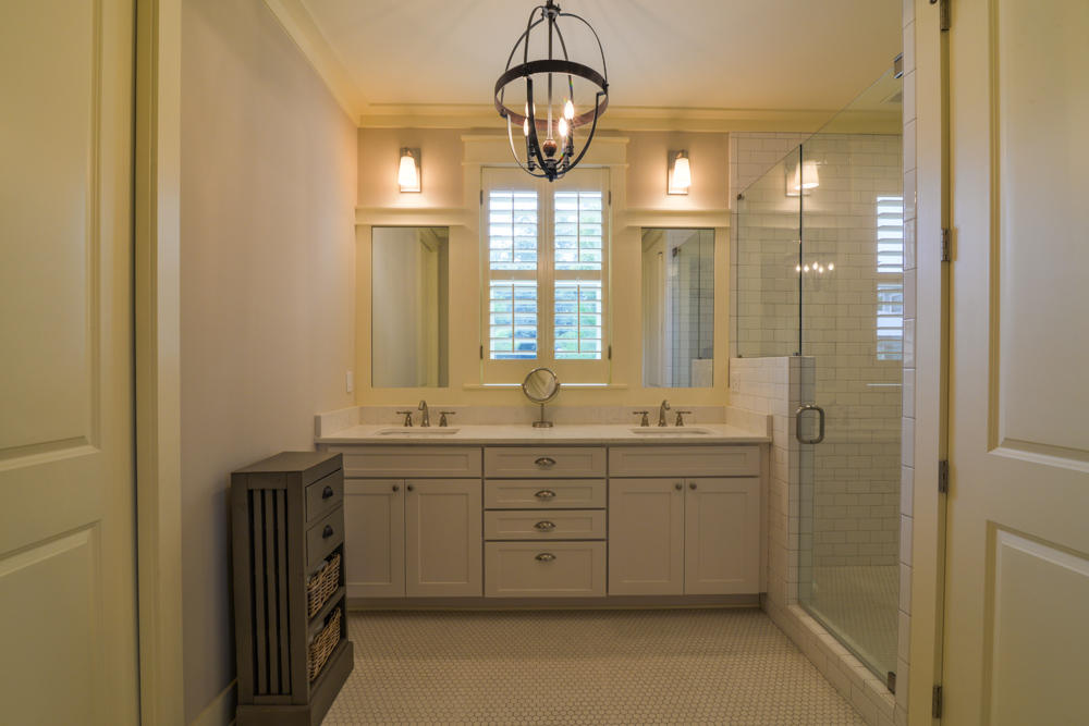 59 Pontchartrain North Santa Rosa Beach, FL 32459 - Photo 16 of 43 a bathroom with a double vanity sink and a mirror
