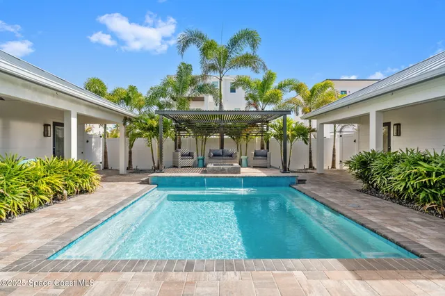 a view of a volley ball court
