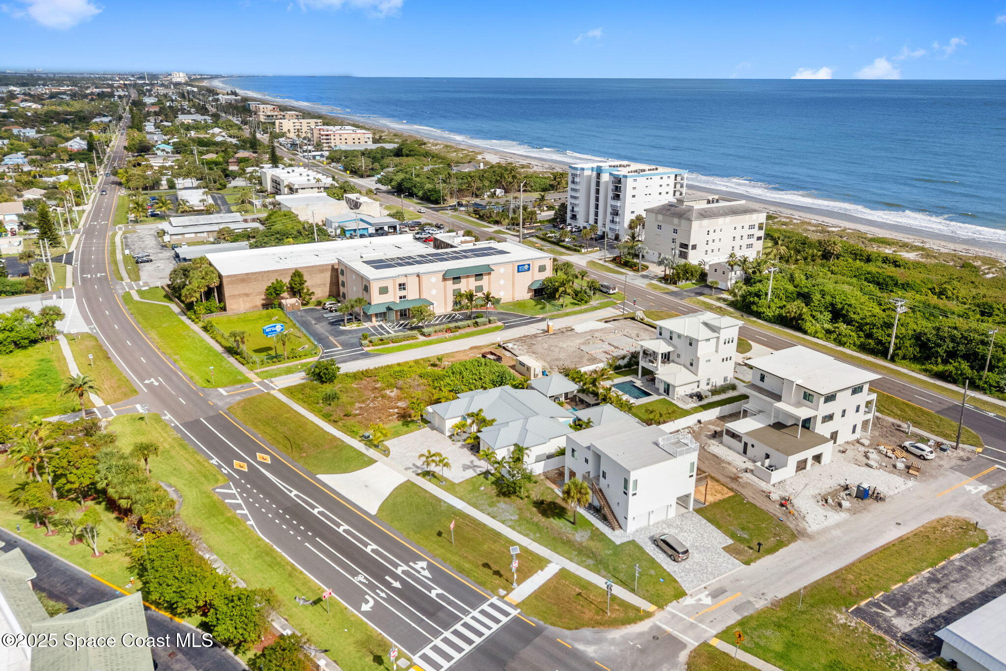 2021 South Orlando Avenue Cocoa Beach, FL 32931 - Photo 35 of 42 a view of a balcony with an ocean view