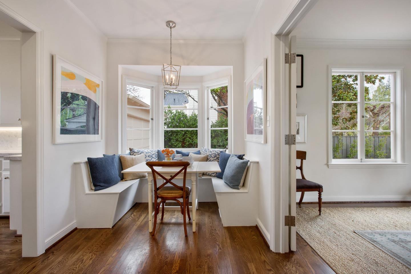 508 Roehampton Road Hillsborough, CA 94010 - Photo 27 of 50 a living room with furniture and a wooden floor