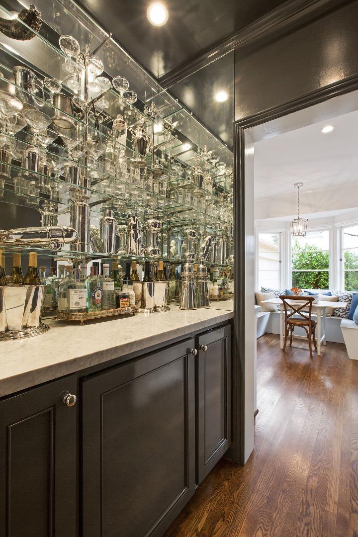 508 Roehampton Road Hillsborough, CA 94010 - Photo 30 of 50 a kitchen with a sink and wooden floor