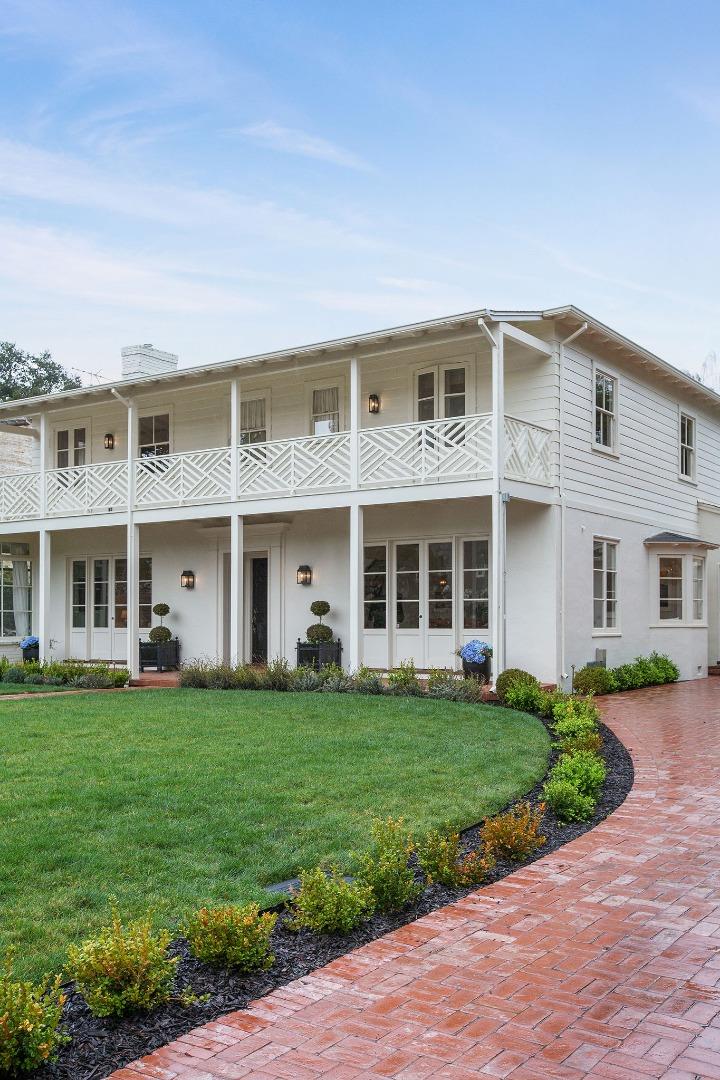 508 Roehampton Road Hillsborough, CA 94010 - Photo 6 of 50 a front view of a building with a garden