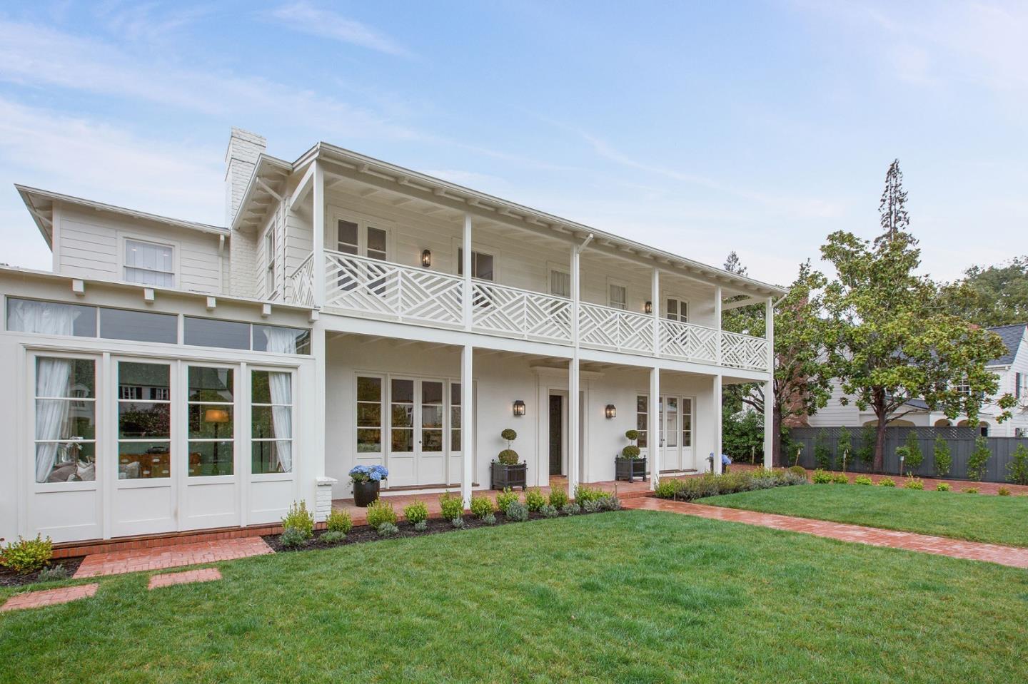 508 Roehampton Road Hillsborough, CA 94010 - Photo 7 of 50 front view of a house with a yard