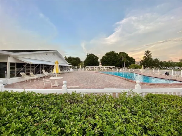 a view of a lake with houses