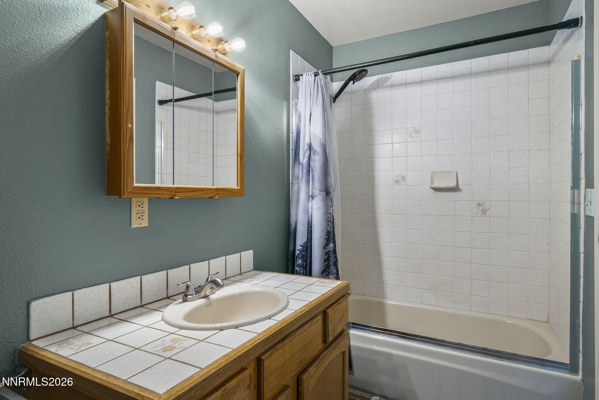 9906 North Virginia Street Reno, NV 89506 - Photo 15 of 36 a bathroom with a sink and a mirror