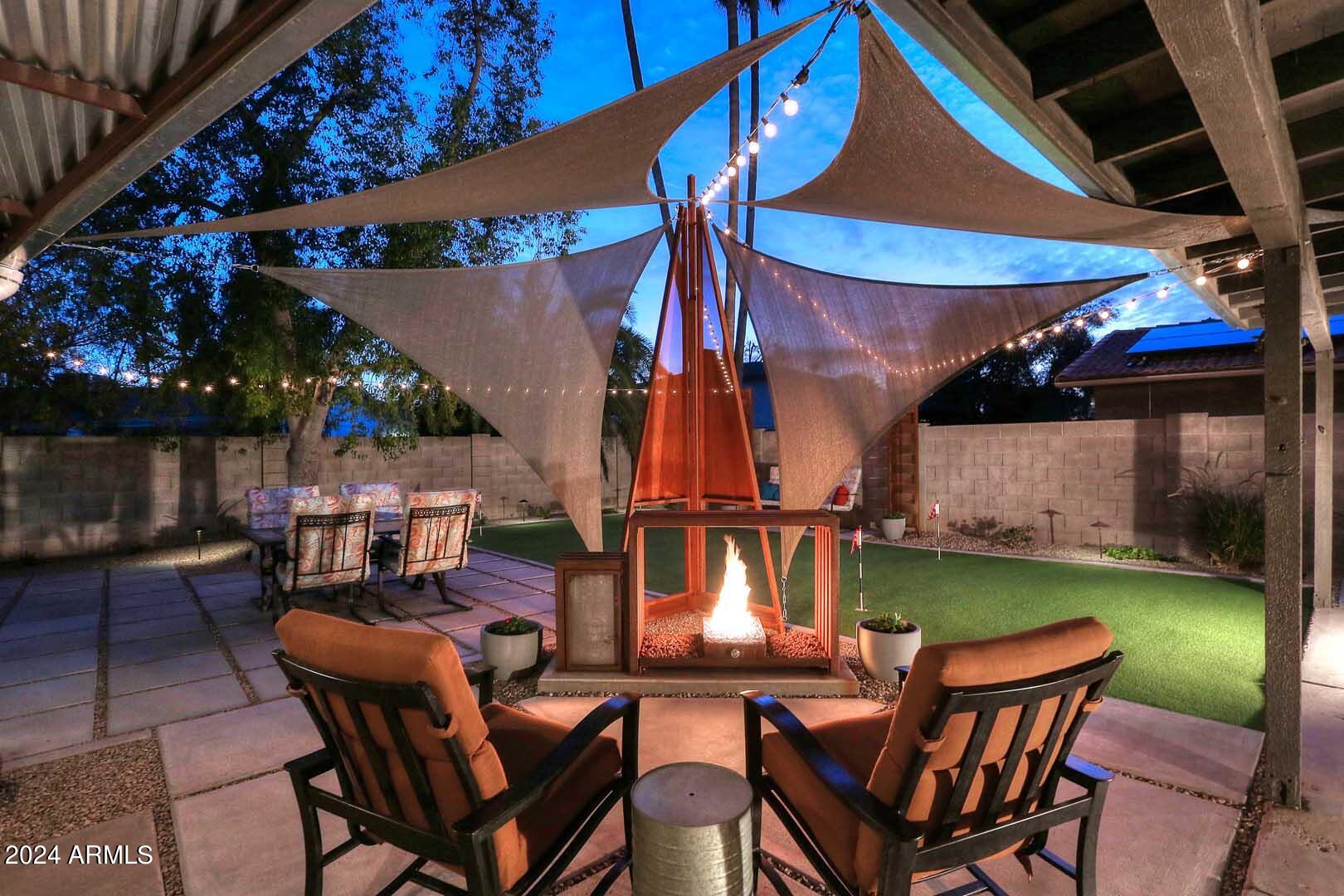 2415 West Redfield Road Phoenix, AZ 85023 - Photo 46 of 71 Night-Extended Patio-View