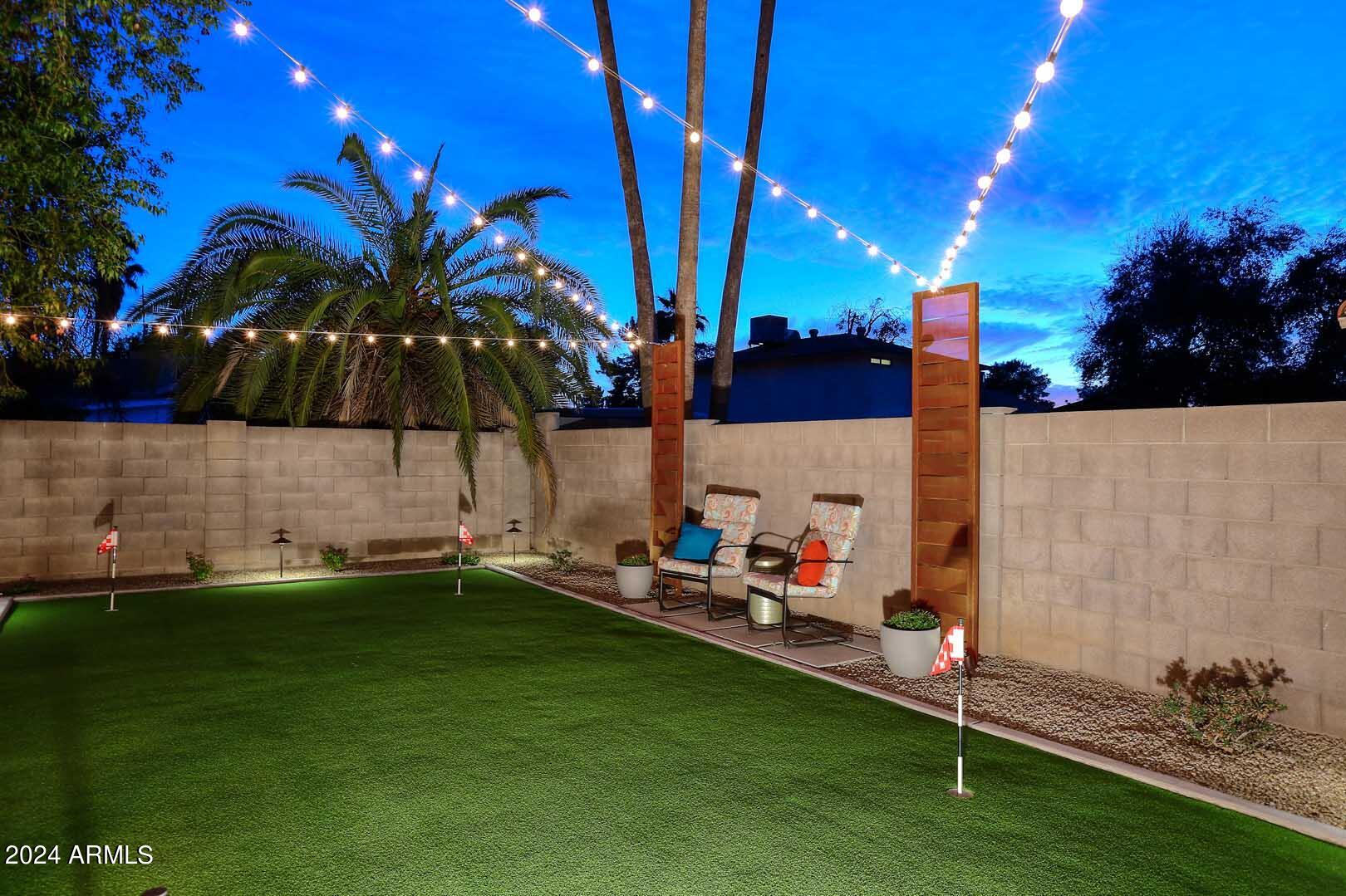 2415 West Redfield Road Phoenix, AZ 85023 - Photo 51 of 71 Night-Backyard Lights