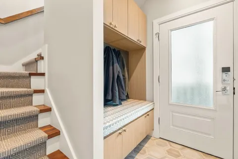 a view of a entryway door of the house