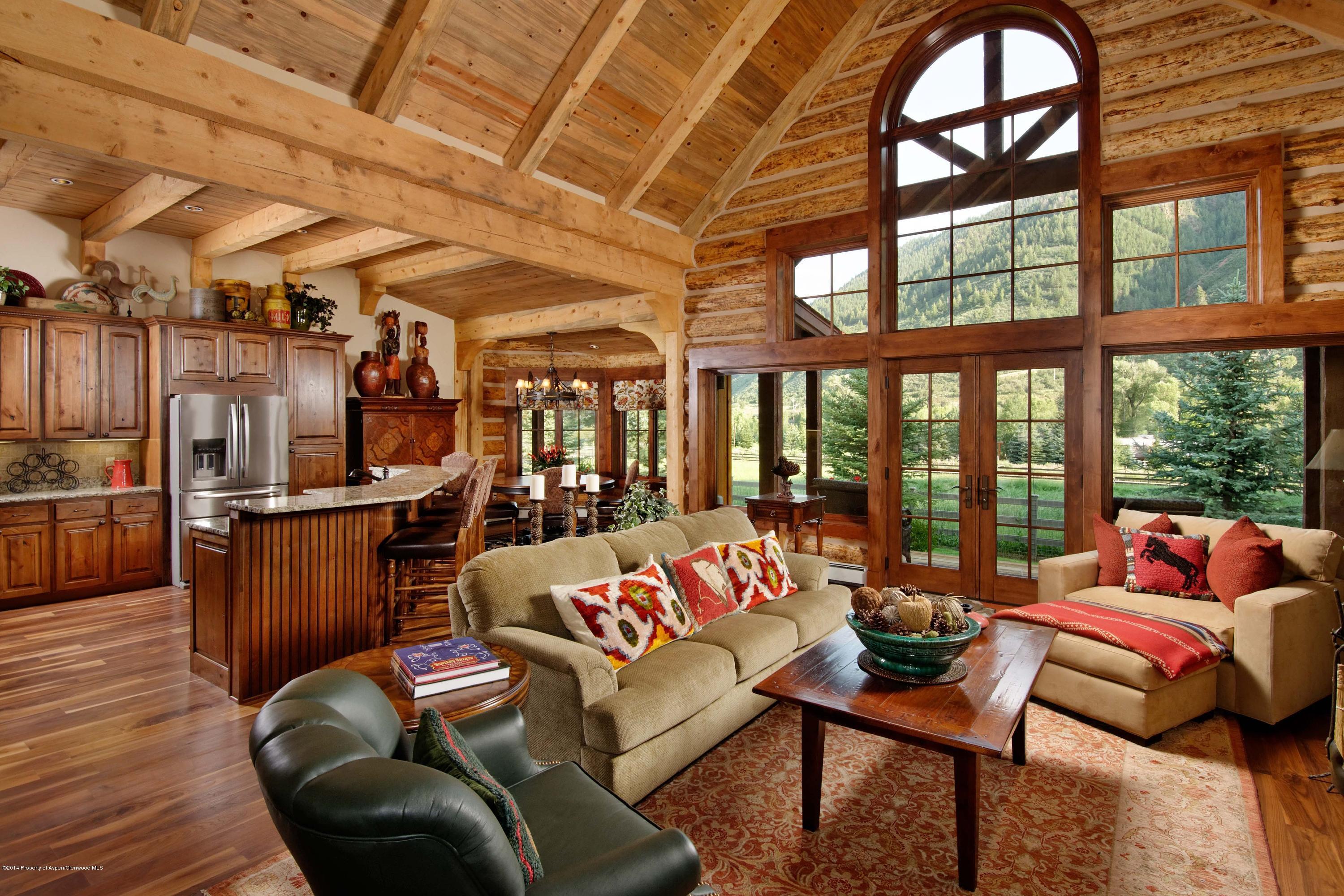 50 East River Ranch Road Snowmass, CO 81654 - Photo 28 of 78 Living Room