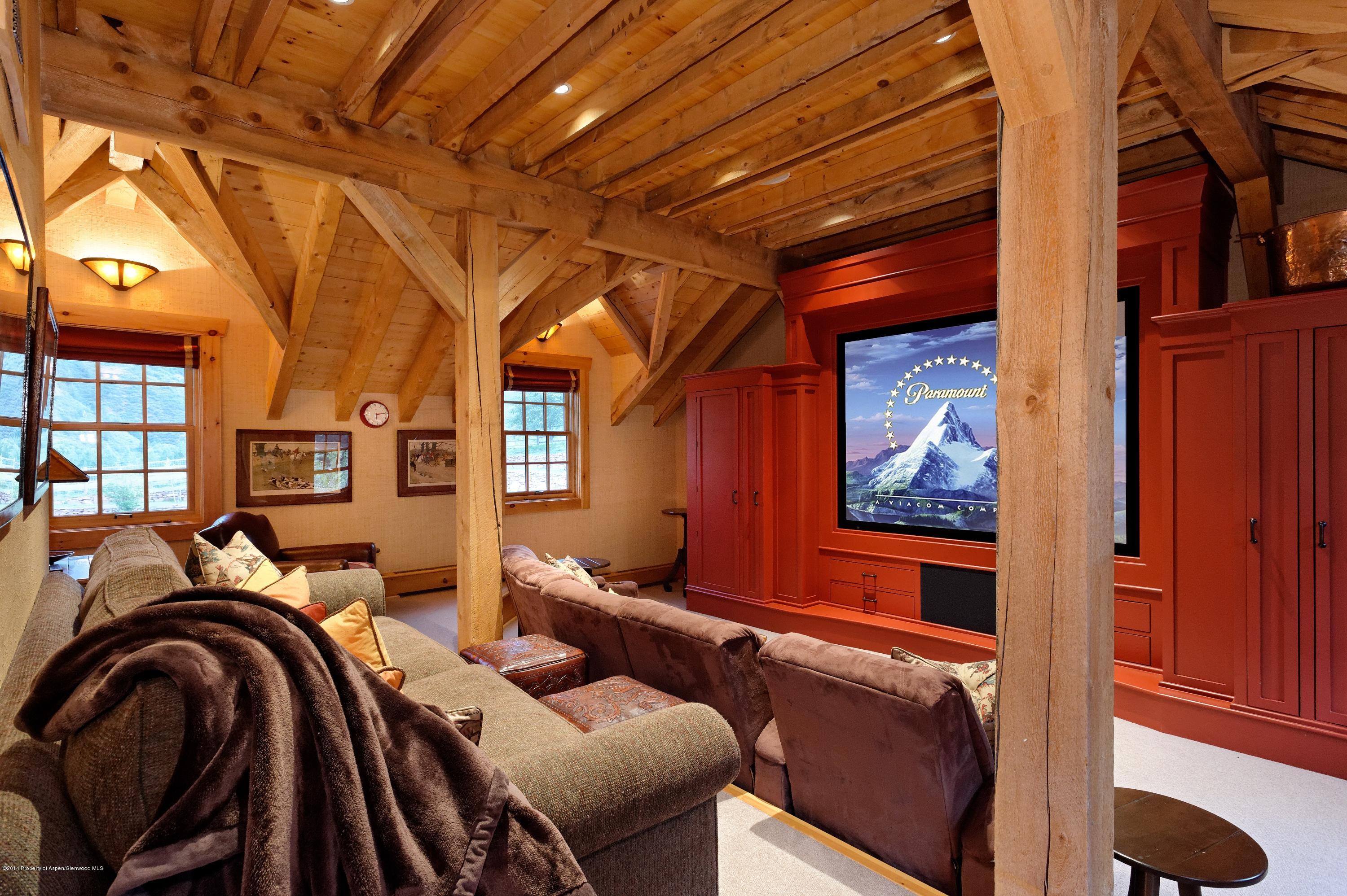 50 East River Ranch Road Snowmass, CO 81654 - Photo 30 of 78 Theatre Room