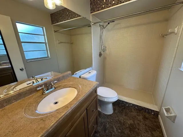 a view of a room with an empty space