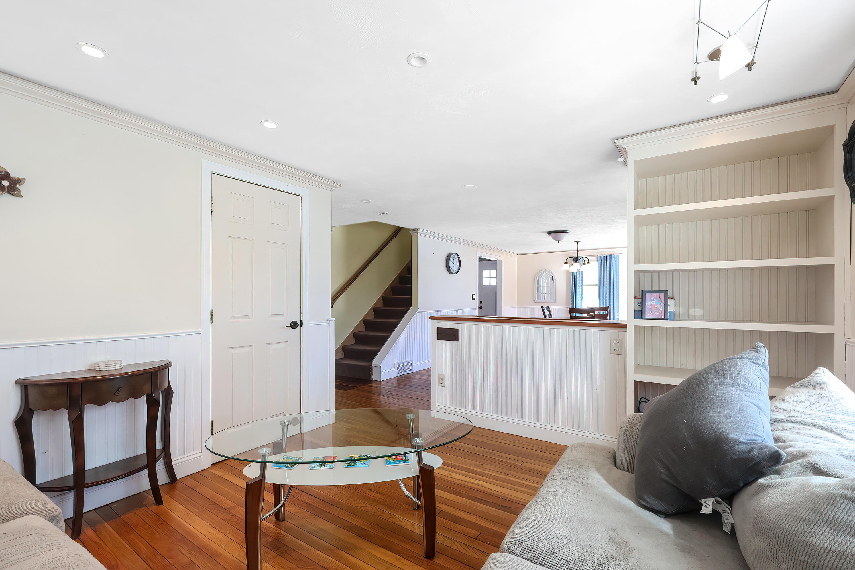 9 Marilyn Road Bourne, MA 02532 - Photo 15 of 54 a living room with furniture and a wooden floor