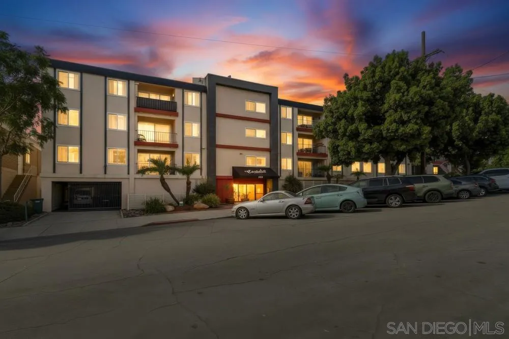 2244 2nd Avenue, Unit 25 San Diego, CA 92101 - Photo 24 of 27 a view of a building with cars parked in front of house