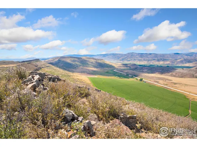 a view of a lake and mountain