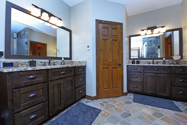 a view of a storage & utility room with wooden floor
