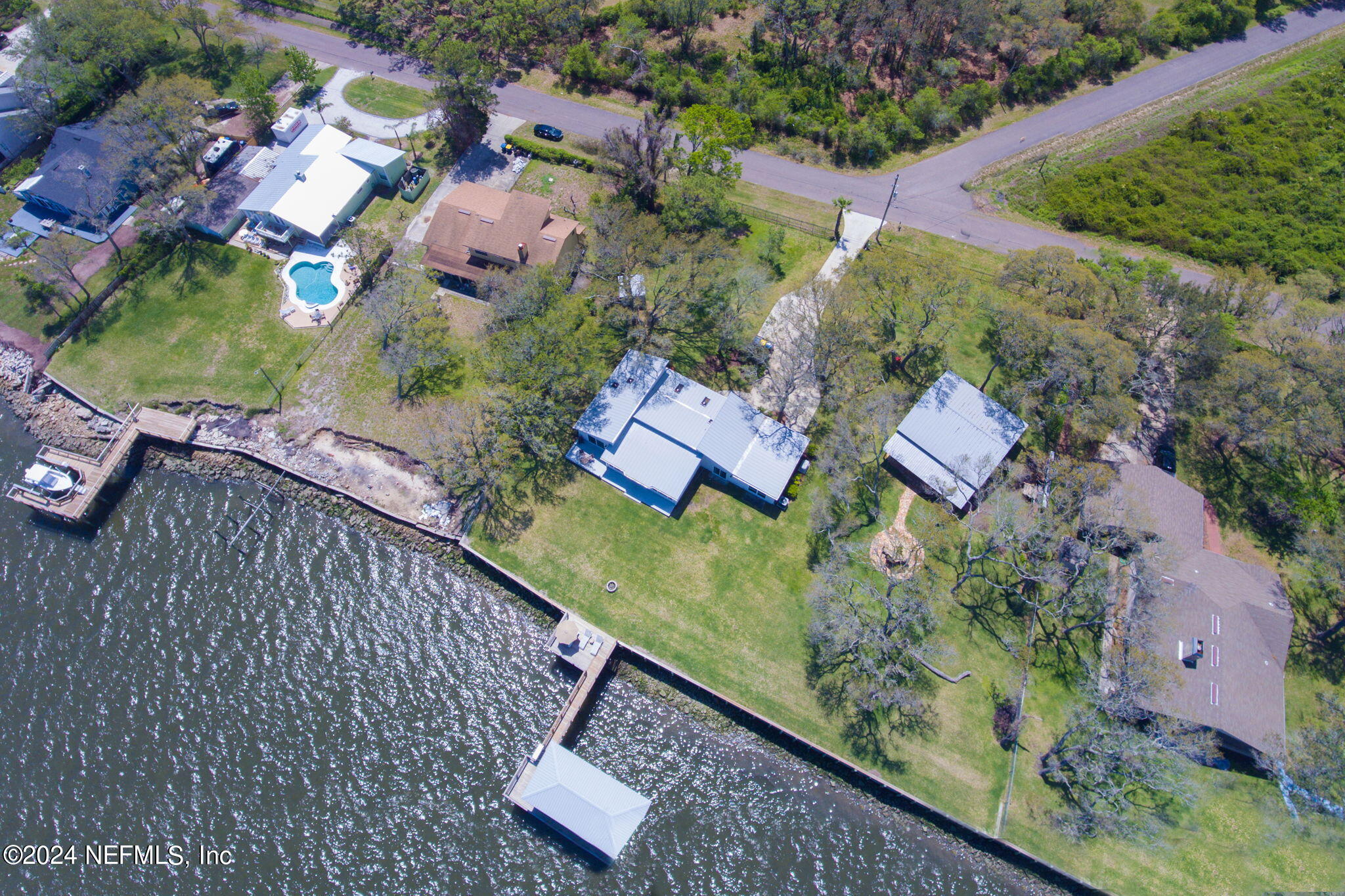 16045 Shellcracker Road Jacksonville, FL 32226 - Photo 3 of 40 an aerial view of a house with a garden