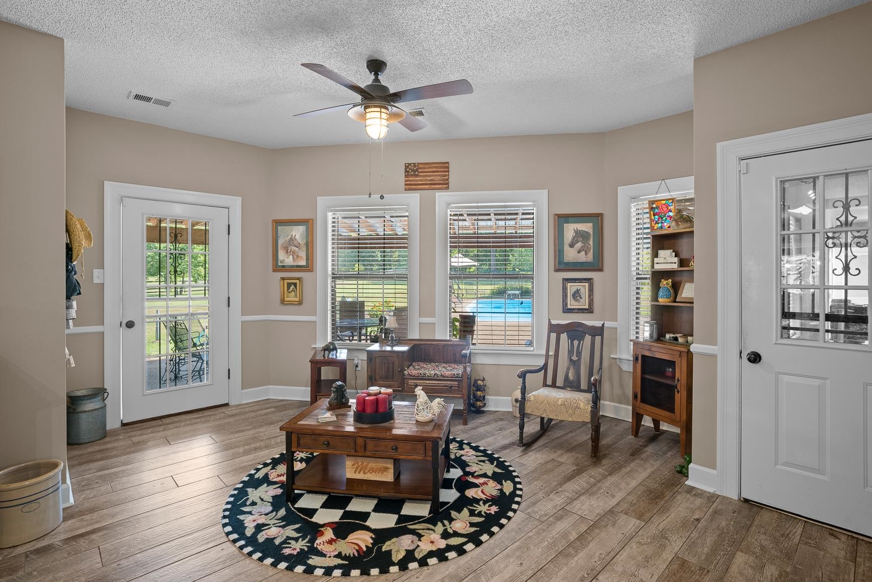 9820 Old Memphis Road Brighton, TN 38011 - Photo 8 of 25 a living room with furniture and wooden floor