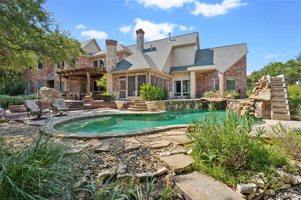 1815 West Forest Grove Road Lucas, TX 75002 - Photo 38 of 40 View of swimming pool with a patio area, a fenced in pool, and a pergola