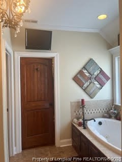 6565 Maxwell Road Stedman, NC 28391 - Photo 47 of 48 a bathroom with a tub and shower