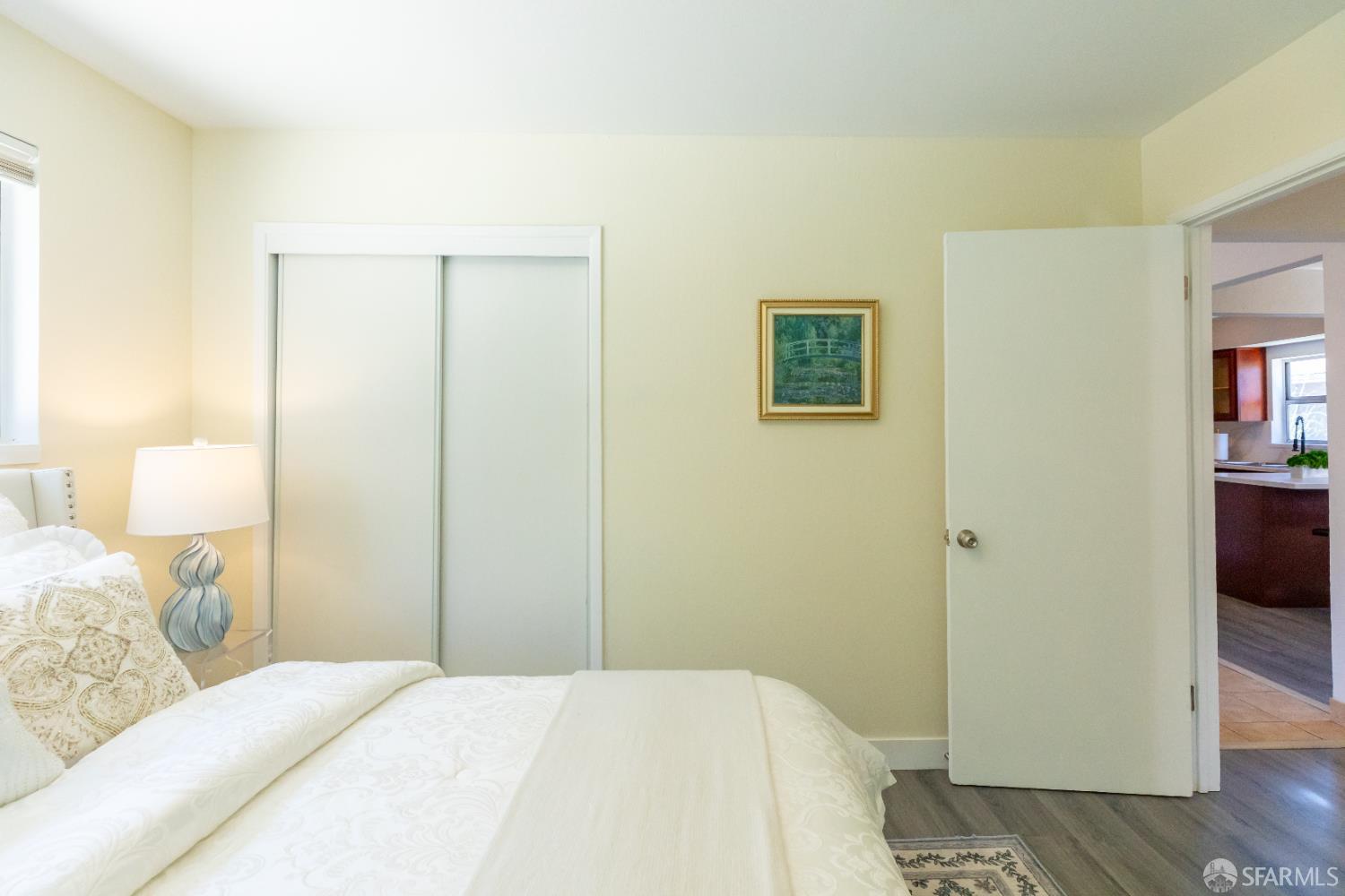 808 Fourth Street Rodeo, CA 94572 - Photo 31 of 70 a bedroom with a bed and a view of bathroom