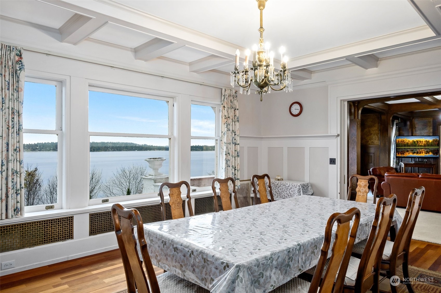 6601 Northeast Windermere Road Seattle, WA 98115 - Photo 17 of 29 a view of a dining room with furniture window and outside view