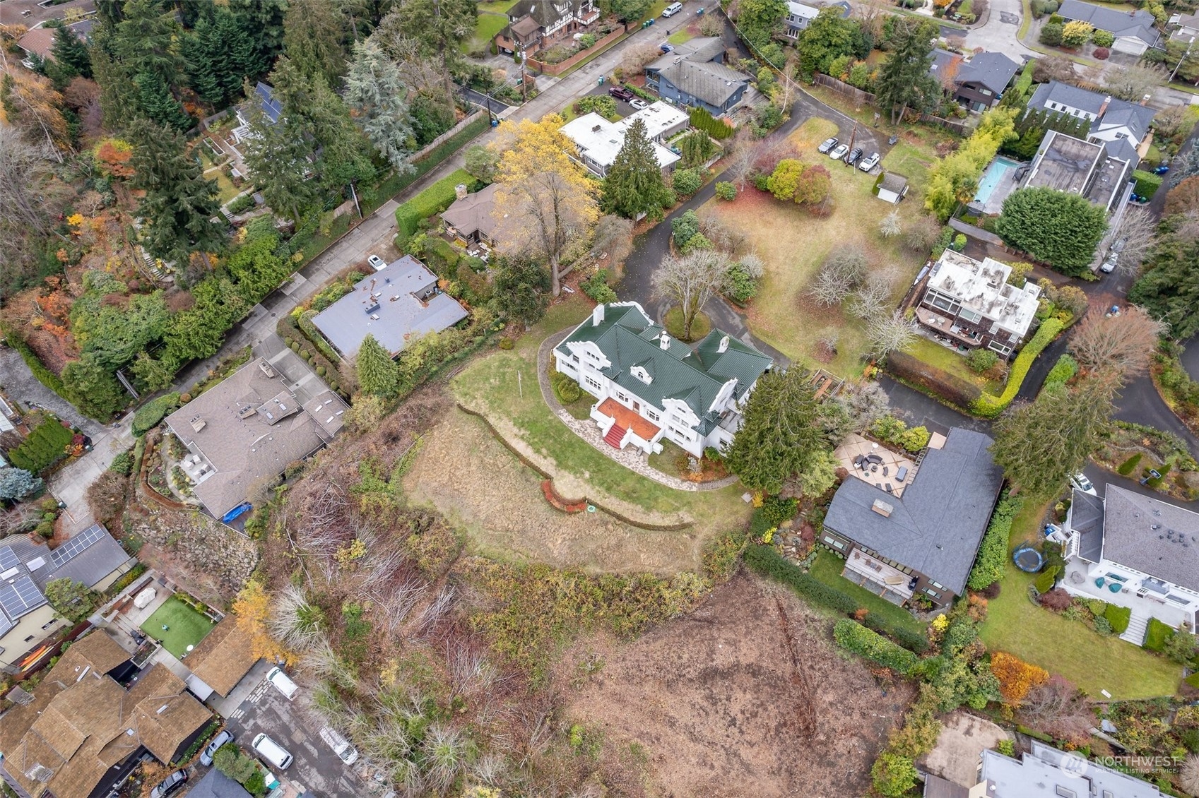 6601 Northeast Windermere Road Seattle, WA 98115 - Photo 6 of 29 an aerial view of residential houses with outdoor space