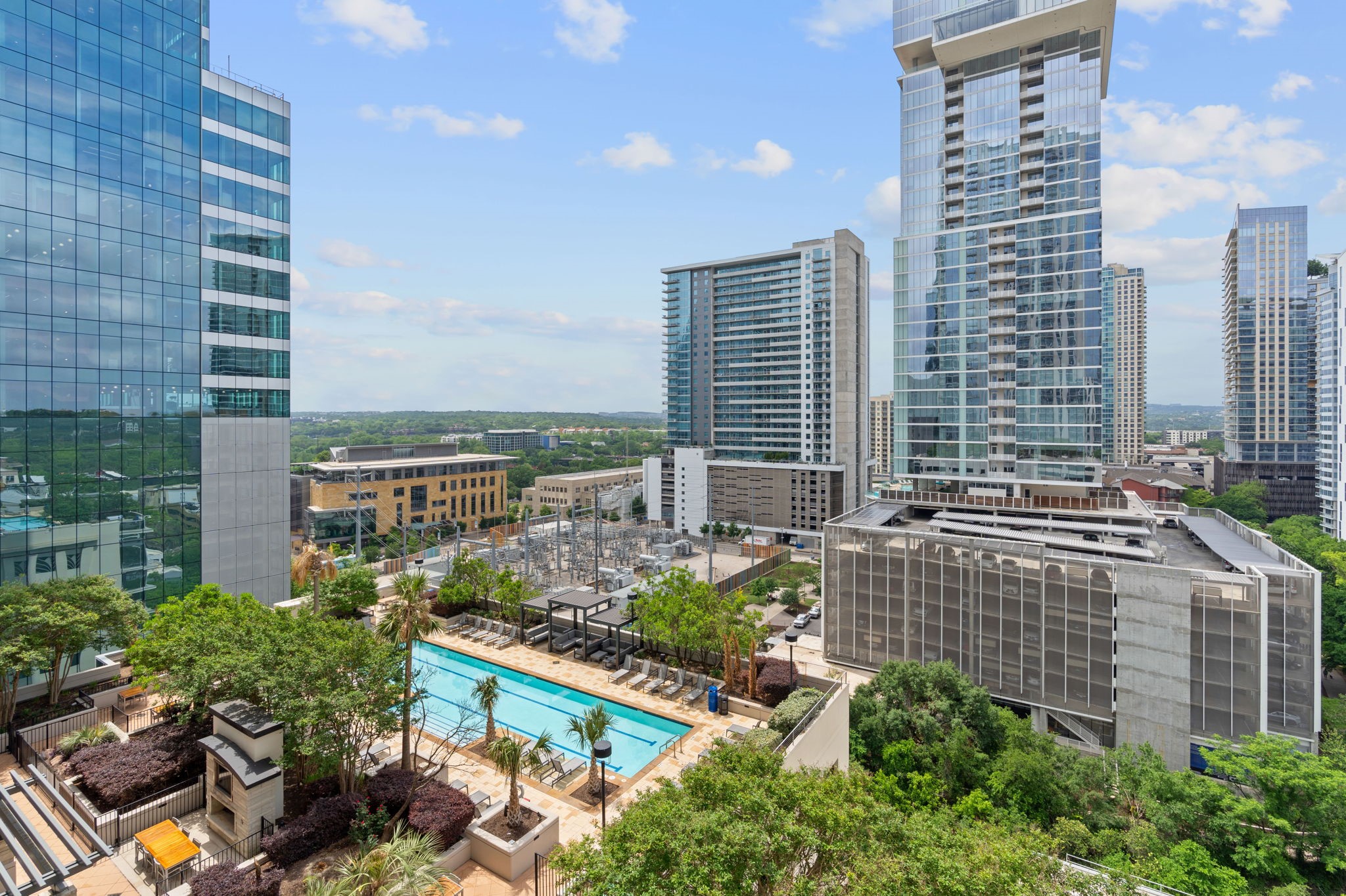 360 Nueces Street, Unit 1310 Austin, TX 78701 - Photo 14 of 40 a view of a city with tall buildings