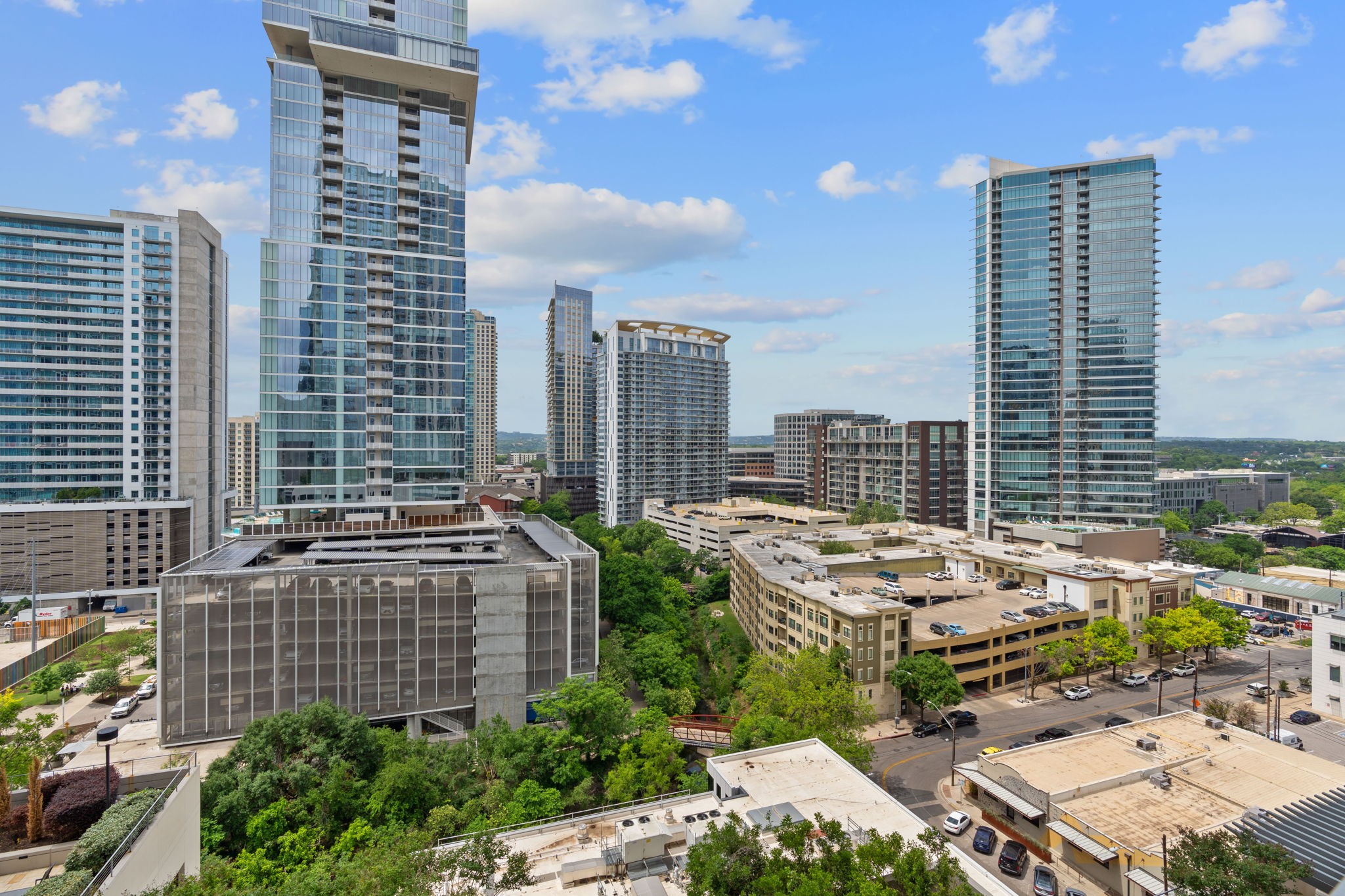 360 Nueces Street, Unit 1310 Austin, TX 78701 - Photo 3 of 40 a view of a city with tall buildings