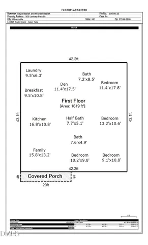 $279,000 | 1305 Lashley Park Drive, Gibsonville, NC 27249