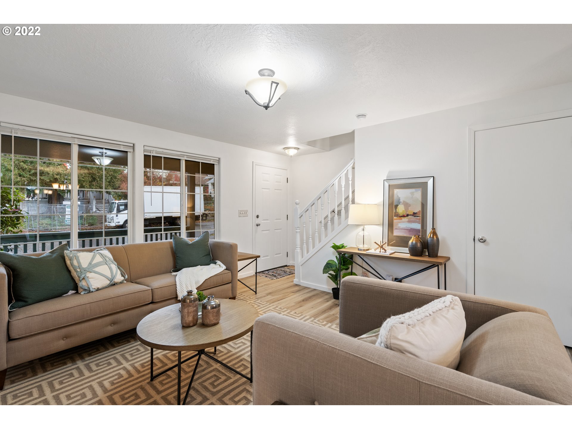 4525 North Colonial Avenue Portland, OR 97217 - Photo 4 of 35 a living room with furniture and a large window
