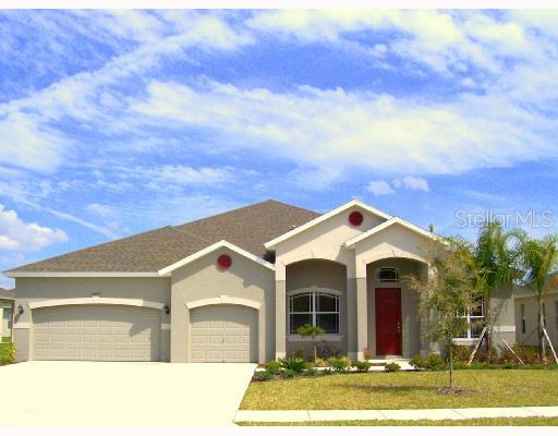13425 Hunters Point Street Spring Hill, FL 34609 - Photo 1 of 1 Exterior Front - Brand new Avondale floorlan! Stunning elevation! Three car garage!