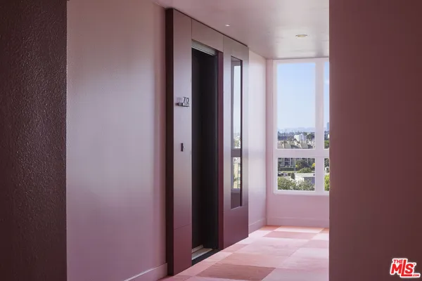 a view of an front door
