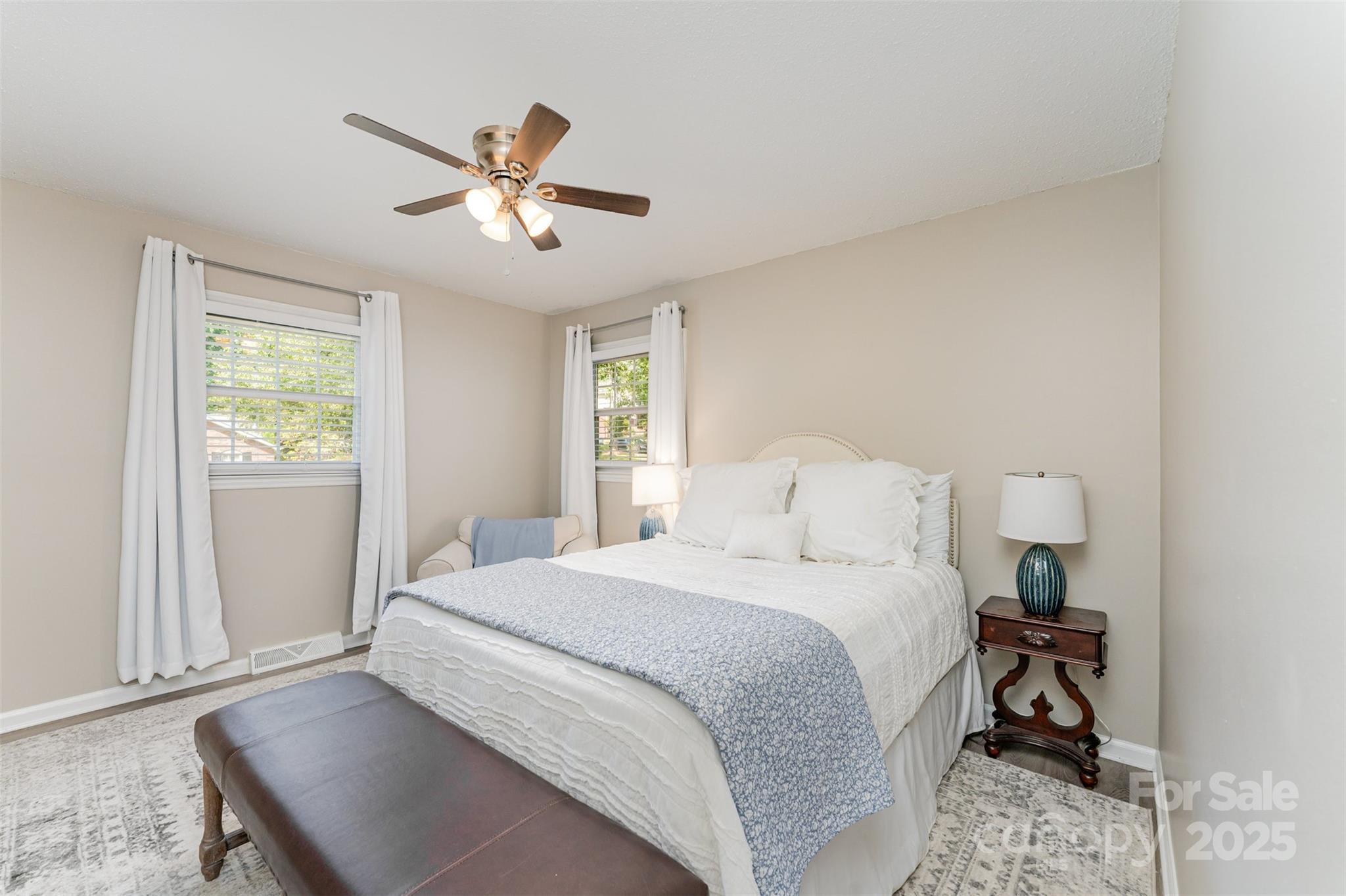 743 Pineborough Road Charlotte, NC 28212 - Photo 14 of 30 a bedroom with a bed and a window