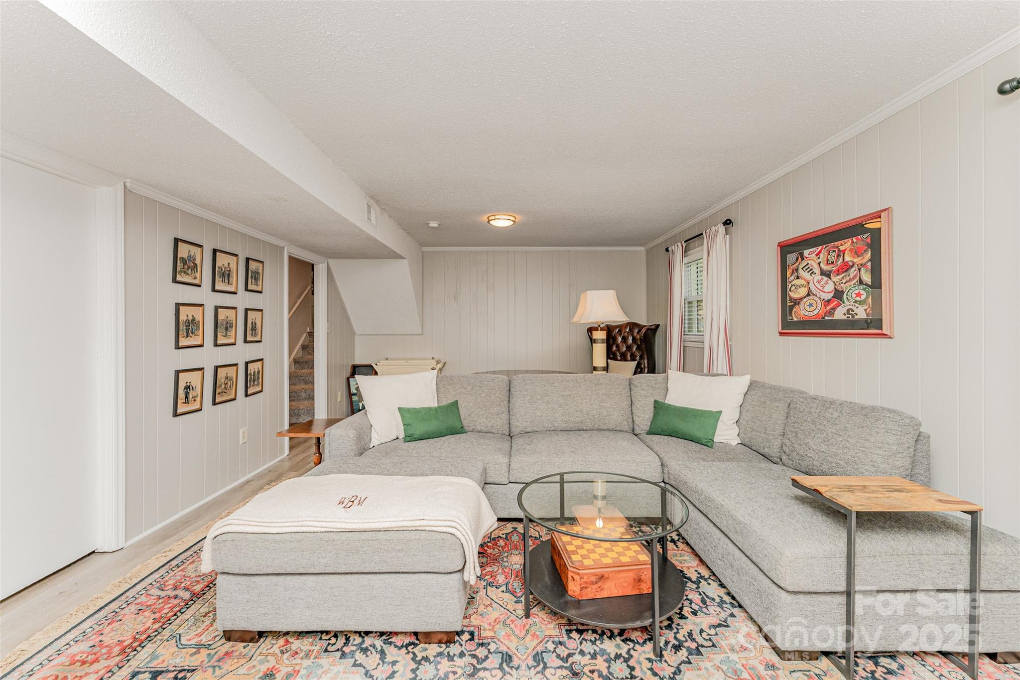 743 Pineborough Road Charlotte, NC 28212 - Photo 16 of 30 a living room with furniture and a rug