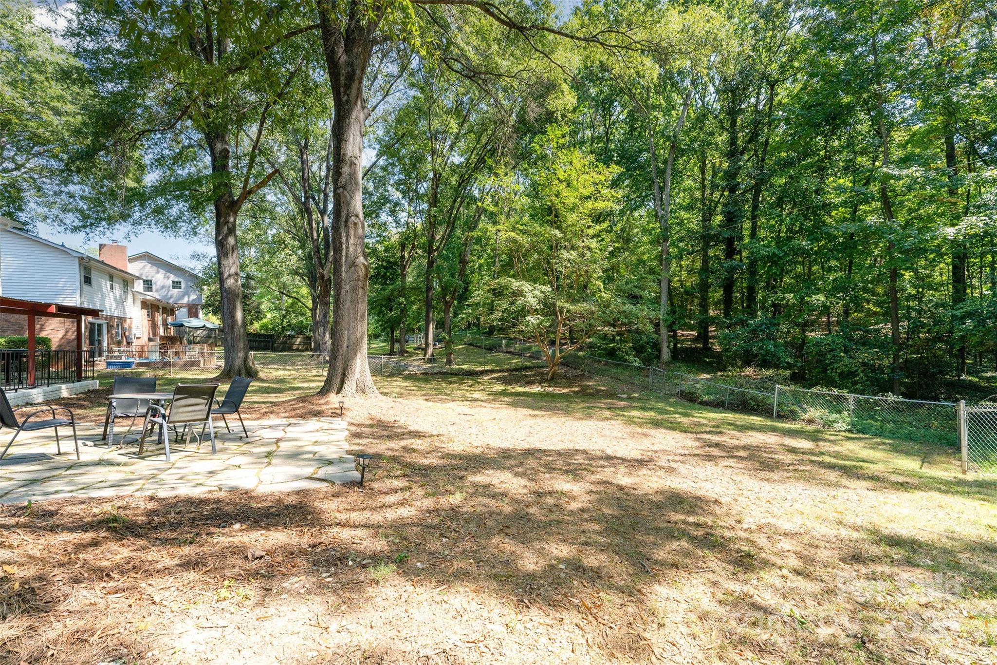 743 Pineborough Road Charlotte, NC 28212 - Photo 27 of 30 a view of outdoor space with trees