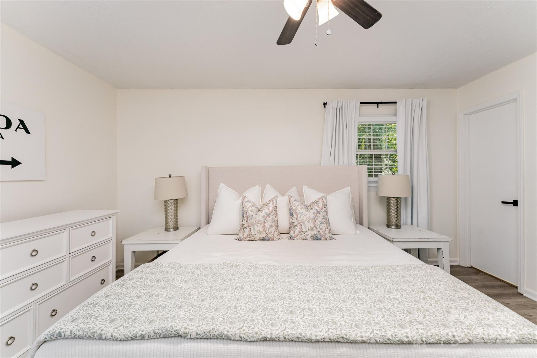 743 Pineborough Road Charlotte, NC 28212 - Photo 10 of 30 a large white bed in a white room