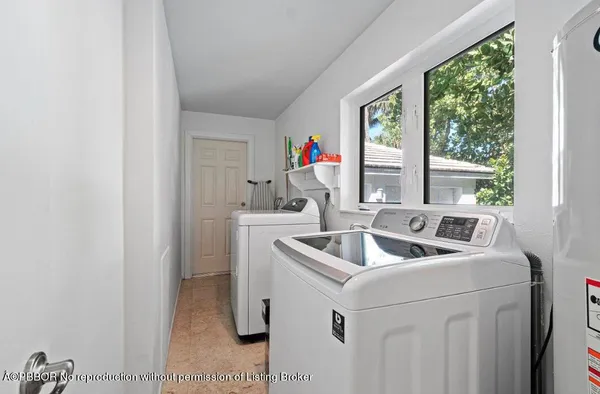 a room with storage and utility